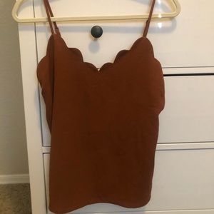 Burnt orange tank top